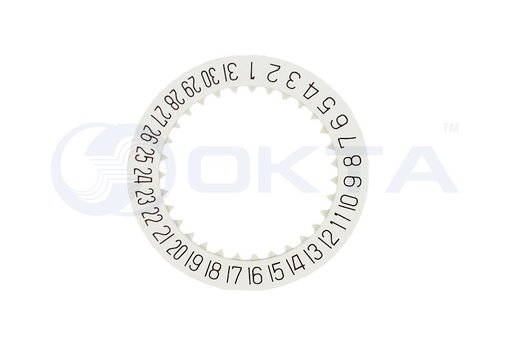 Диск календаря,<br>RONDA 505, 505.24H, 507