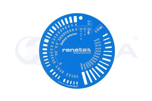Селектор батарейок RENATA